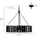 Stella 6 Light 24 inch Antique Silver Chandelier Ceiling Light